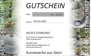 Gutschein Aschis-Steinkunst